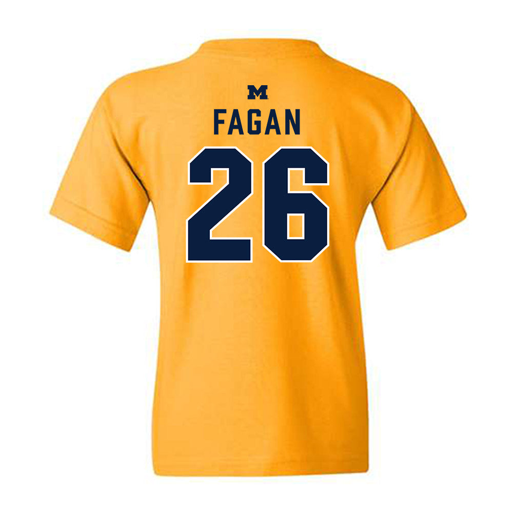 Michigan - NCAA Women's Lacrosse : Molly Fagan - Classic Shersey Youth T-Shirt-1