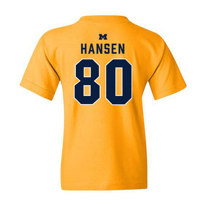 Michigan - NCAA Football : Hogan Hansen - Classic Shersey Youth T-Shirt-1