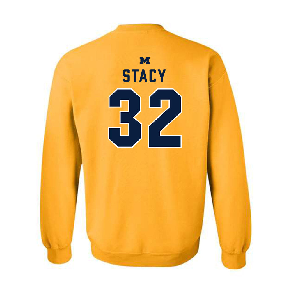 Michigan - NCAA Football : Gary Stacy - Classic Shersey Crewneck Sweatshirt-1