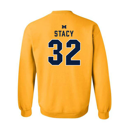 Michigan - NCAA Football : Gary Stacy - Classic Shersey Crewneck Sweatshirt-1