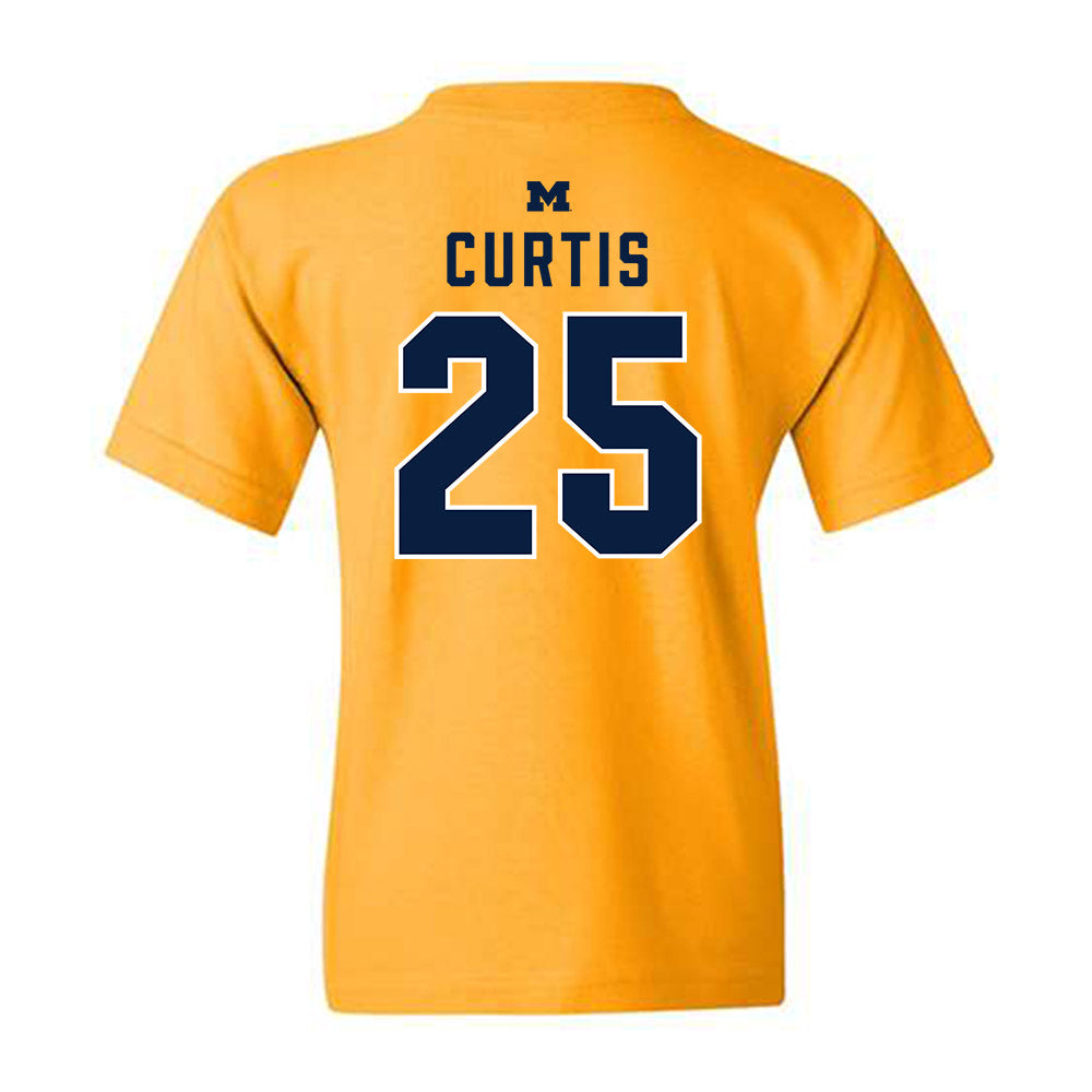Michigan - NCAA Football : Mason Curtis - Classic Shersey Youth T-Shirt-1