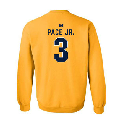 Michigan - NCAA Baseball : Greg Pace Jr. - Classic Shersey Crewneck Sweatshirt-1