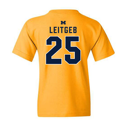 Michigan - NCAA Baseball : Brock leitgeb - Classic Shersey Youth T-Shirt-1