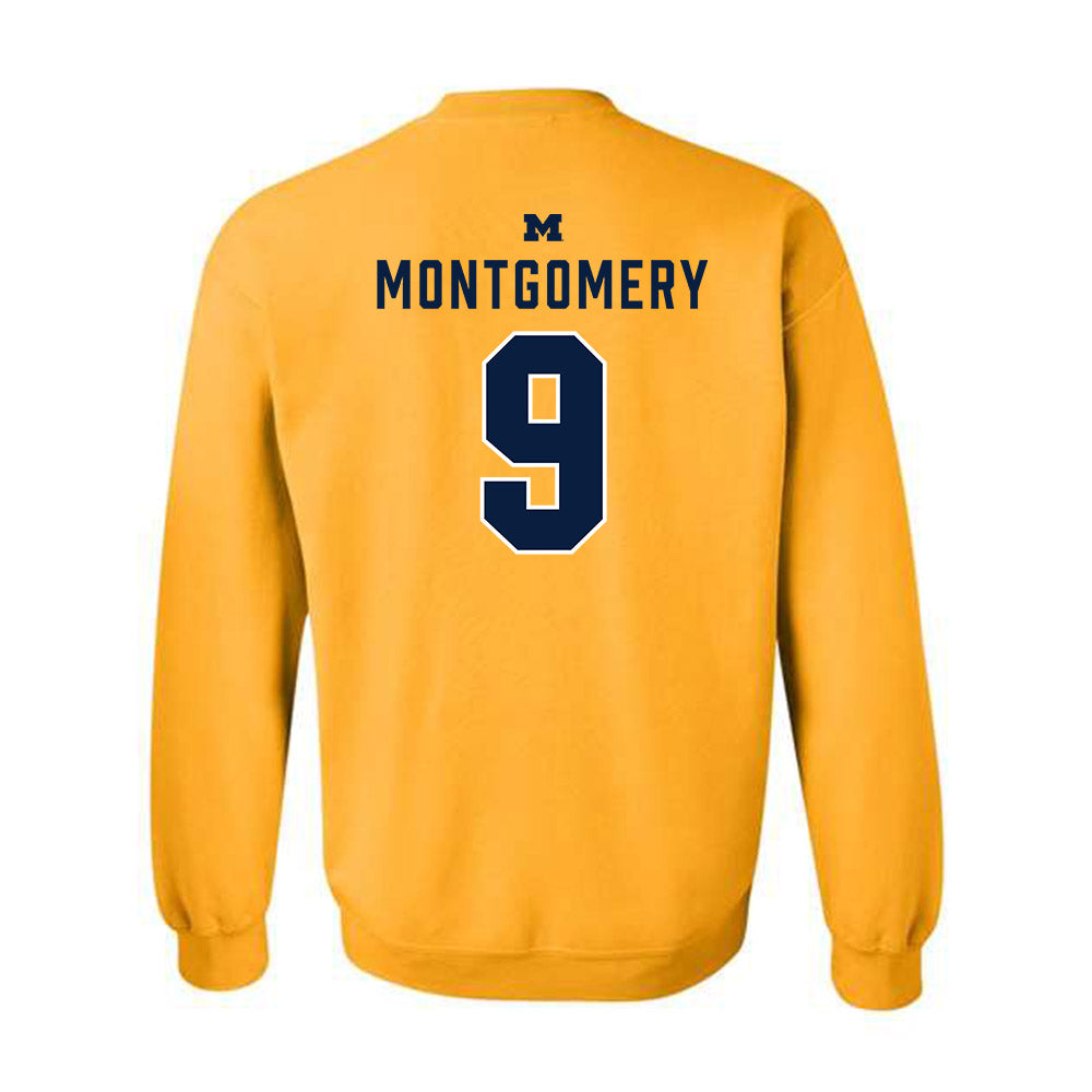 Michigan - NCAA Baseball : Cade Montgomery - Classic Shersey Crewneck Sweatshirt-1