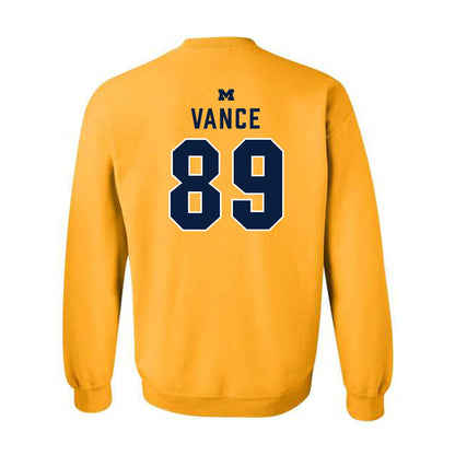 Michigan - NCAA Men's Lacrosse : Mason Vance - Classic Shersey Crewneck Sweatshirt-1