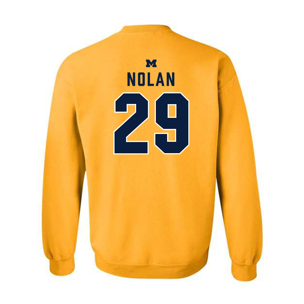 Michigan - NCAA Women's Lacrosse : Stella Nolan - Classic Shersey Crewneck Sweatshirt-1