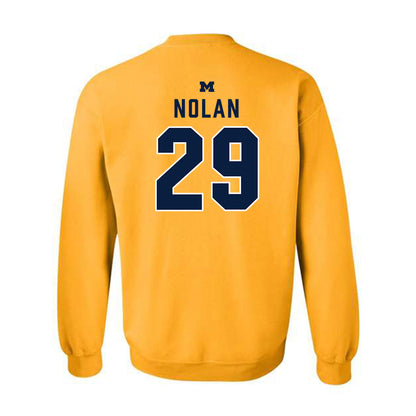 Michigan - NCAA Women's Lacrosse : Stella Nolan - Classic Shersey Crewneck Sweatshirt-1
