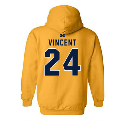 Michigan - NCAA Football : Jamarion Vincent - Classic Shersey Hooded Sweatshirt-1