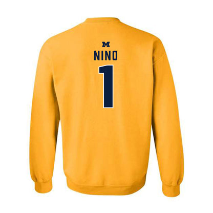Michigan - NCAA Women's Soccer : Isabel Nino - Classic Shersey Crewneck Sweatshirt-1