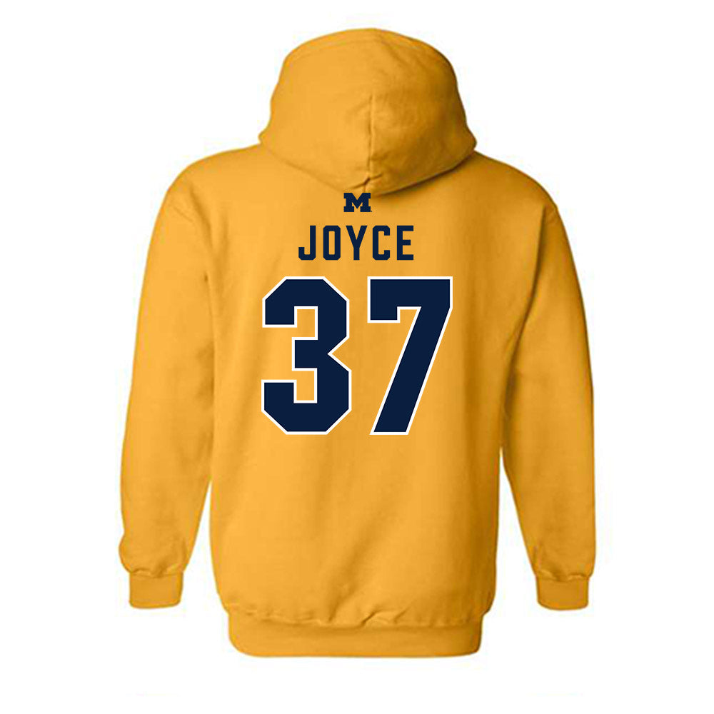 Michigan - NCAA Men's Lacrosse : James Joyce - Classic Shersey Hooded Sweatshirt-1