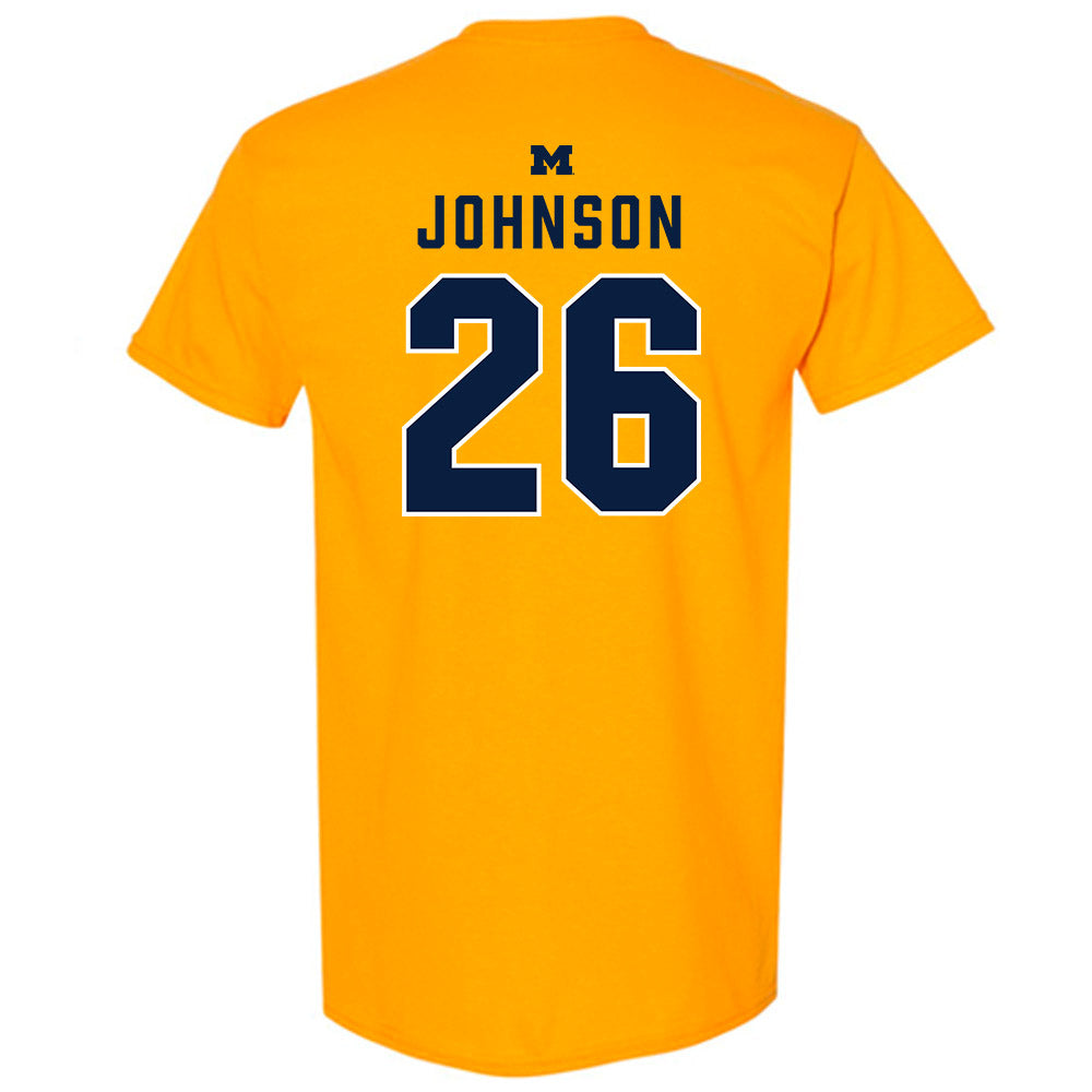 Michigan - NCAA Football : Donovan Johnson - Classic Shersey T-Shirt-1