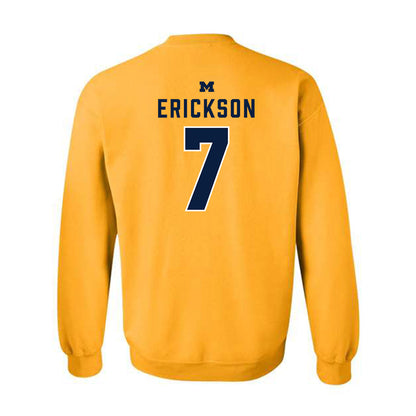 Michigan - NCAA Softball : Maddie Erickson - Classic Shersey Crewneck Sweatshirt-1