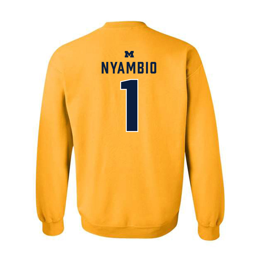 Michigan - NCAA Women's Volleyball : Serena Nyambio - Classic Shersey Crewneck Sweatshirt-1