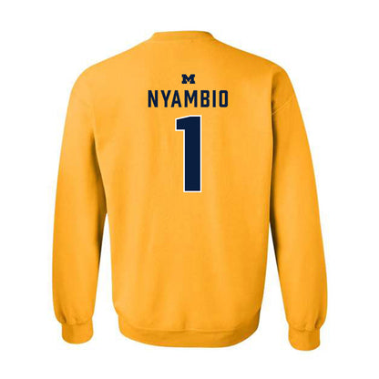 Michigan - NCAA Women's Volleyball : Serena Nyambio - Classic Shersey Crewneck Sweatshirt-1