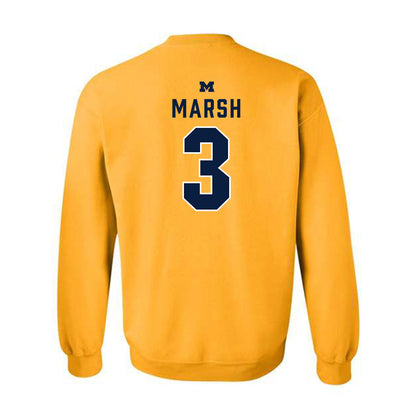 Michigan - NCAA Football : Andrew Marsh - Classic Shersey Crewneck Sweatshirt-1