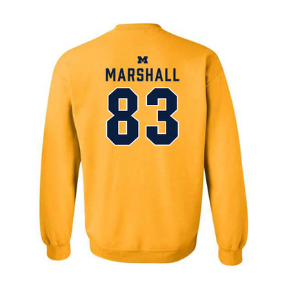 Michigan - NCAA Football : Zack Marshall - Classic Shersey Crewneck Sweatshirt-1