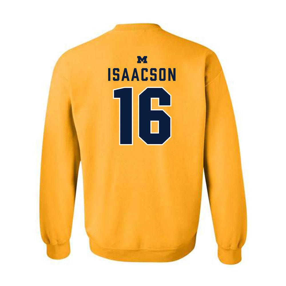 Michigan - NCAA Women's Lacrosse : Kassidy Isaacson - Classic Shersey Crewneck Sweatshirt-1