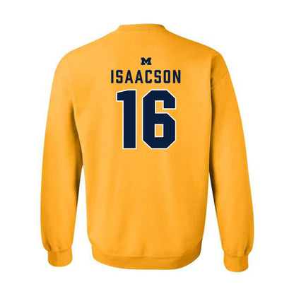 Michigan - NCAA Women's Lacrosse : Kassidy Isaacson - Classic Shersey Crewneck Sweatshirt-1