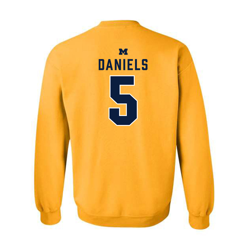 Michigan - NCAA Women's Basketball : Brooke Daniels - Classic Shersey Crewneck Sweatshirt-1