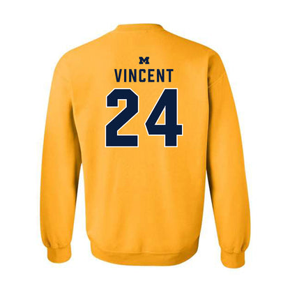 Michigan - NCAA Football : Jamarion Vincent - Classic Shersey Crewneck Sweatshirt-1