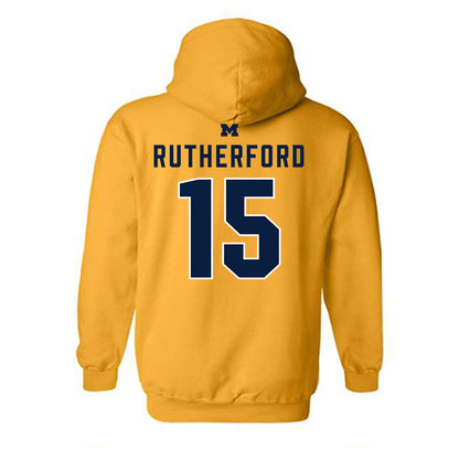 Michigan - NCAA Women's Lacrosse : Maya Rutherford - Classic Shersey Hooded Sweatshirt-1