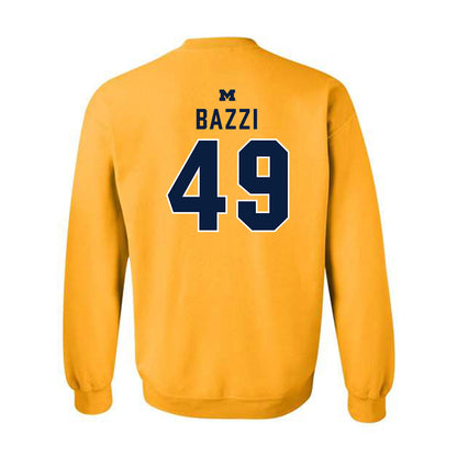 Michigan - NCAA Football : Adam Bazzi - Classic Shersey Crewneck Sweatshirt-1