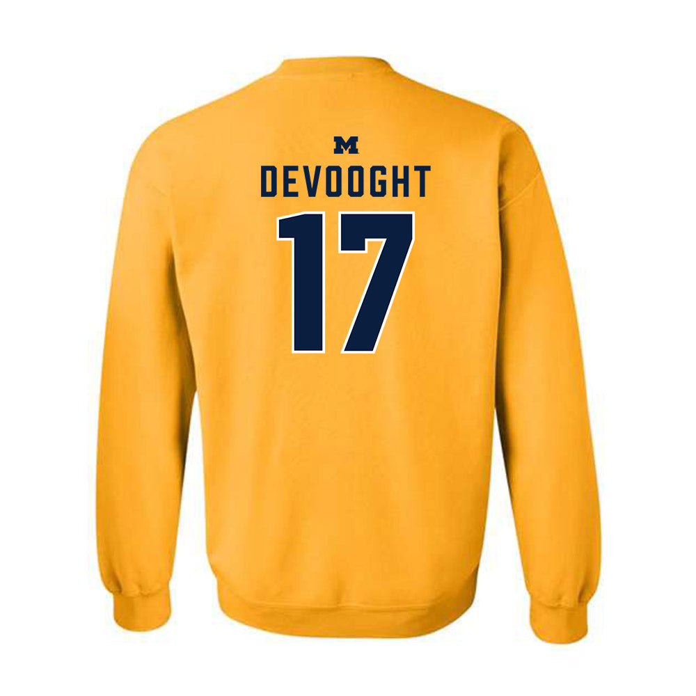 Michigan - NCAA Baseball : Gavin DeVooght - Classic Shersey Crewneck Sweatshirt-1