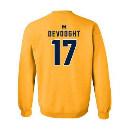 Michigan - NCAA Baseball : Gavin DeVooght - Classic Shersey Crewneck Sweatshirt-1