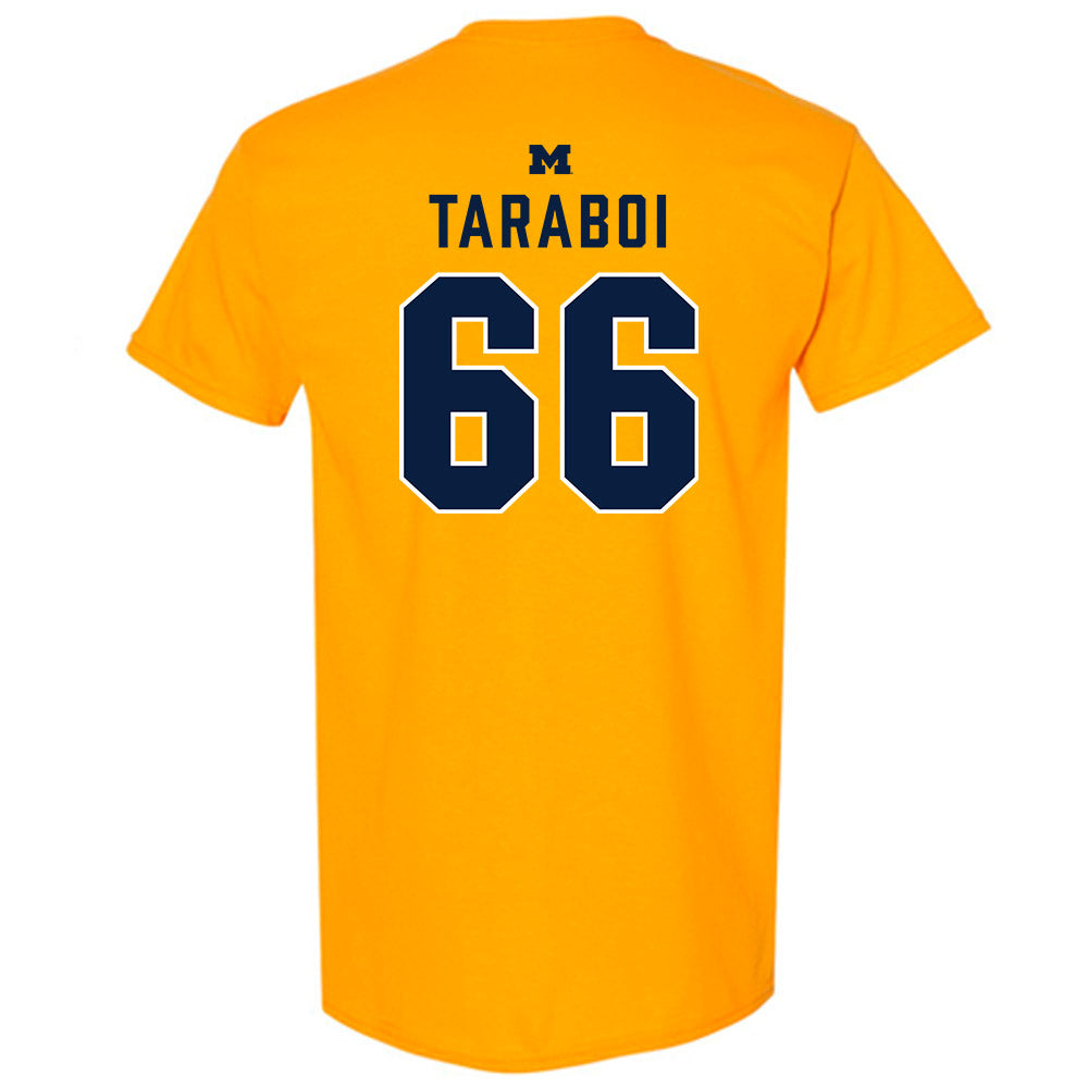 Michigan - NCAA Football : Dan Taraboi - Classic Shersey T-Shirt-1