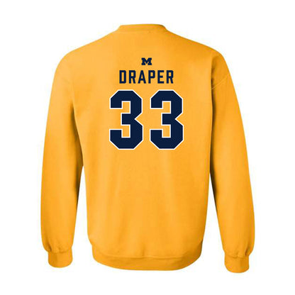 Michigan - NCAA Men's Ice Hockey : Kienan Draper - Classic Shersey Crewneck Sweatshirt-1