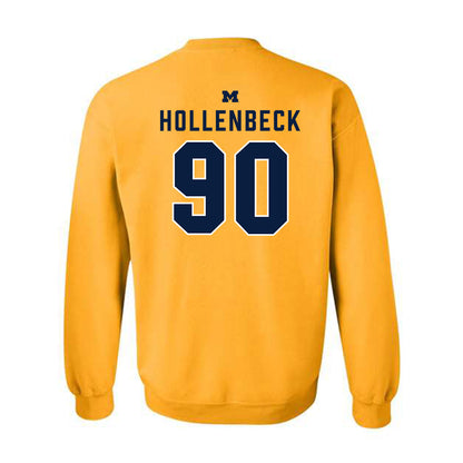 Michigan - NCAA Football : Hudson Hollenbeck - Classic Shersey Crewneck Sweatshirt-1