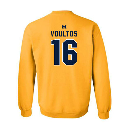 Michigan - NCAA Men's Lacrosse : Nicholas Voultos - Classic Shersey Crewneck Sweatshirt-1