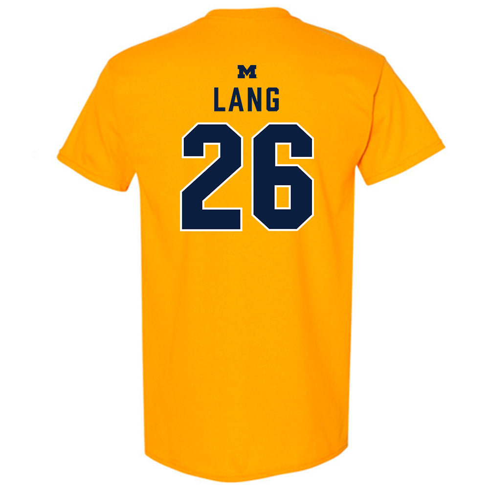 Michigan - NCAA Women's Soccer : Jenna Lang - Classic Shersey T-Shirt-1