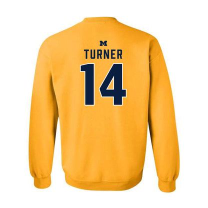 Michigan - NCAA Baseball : Colby Turner - Classic Shersey Crewneck Sweatshirt-1