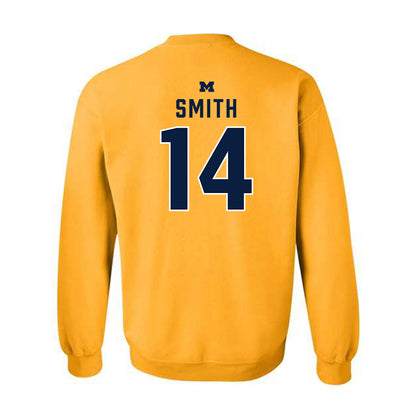 Michigan - NCAA Women's Lacrosse : Jill Smith - Classic Shersey Crewneck Sweatshirt-1