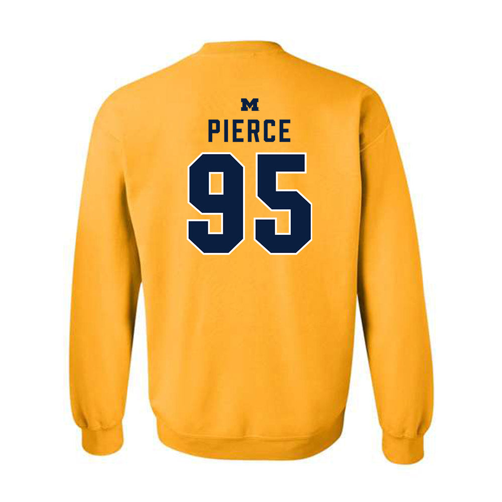 Michigan - NCAA Football : Trey Pierce - Classic Shersey Crewneck Sweatshirt-1
