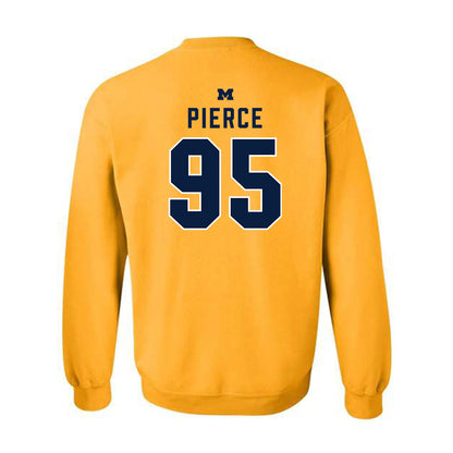 Michigan - NCAA Football : Trey Pierce - Classic Shersey Crewneck Sweatshirt-1