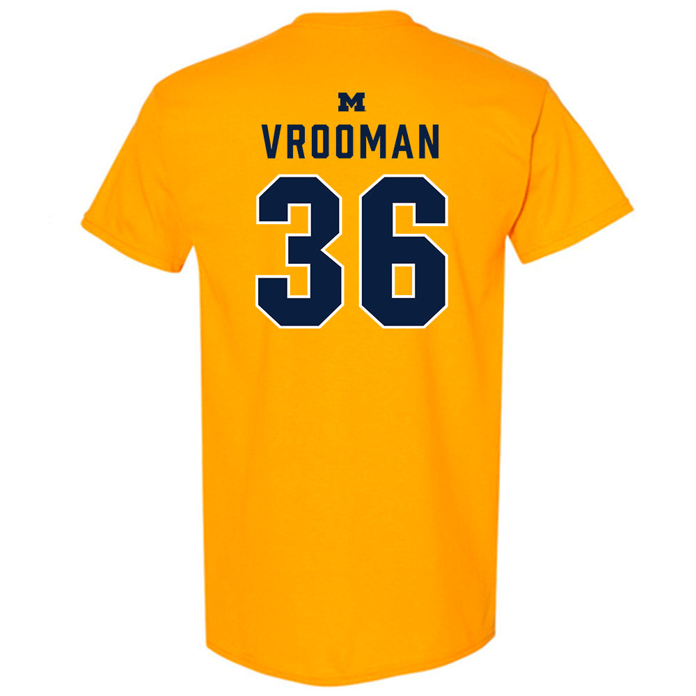 Michigan - NCAA Women's Lacrosse : Brinley Vrooman - Classic Shersey T-Shirt-1