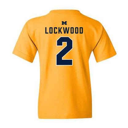 Michigan - NCAA Men's Lacrosse : Bo Lockwood - Classic Shersey Youth T-Shirt-1