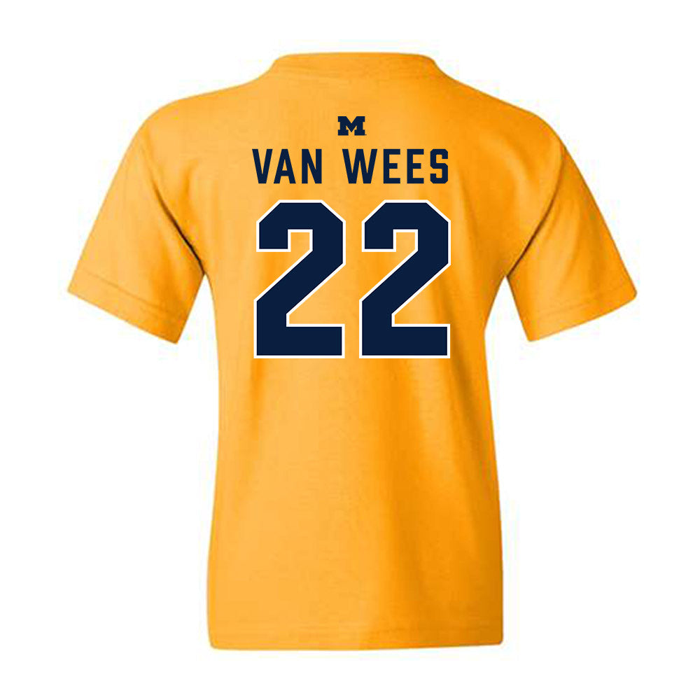 Michigan - NCAA Women's Lacrosse : Truus van Wees - Classic Shersey Youth T-Shirt-1
