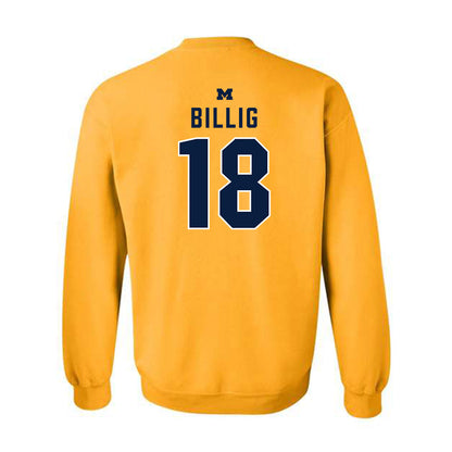 Michigan - NCAA Men's Lacrosse : Carson Billig - Classic Shersey Crewneck Sweatshirt-1