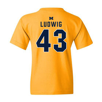 Michigan - NCAA Football : Zach Ludwig - Classic Shersey Youth T-Shirt-1