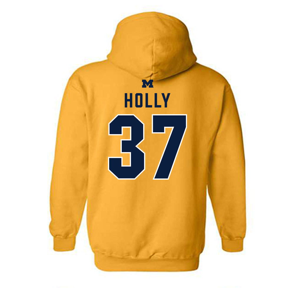 Michigan - NCAA Football : Julius Holly - Classic Shersey Hooded Sweatshirt-1