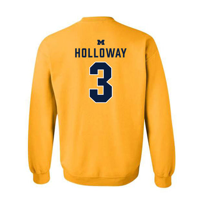 Michigan - NCAA Women's Basketball : Mila Holloway - Classic Shersey Crewneck Sweatshirt-1