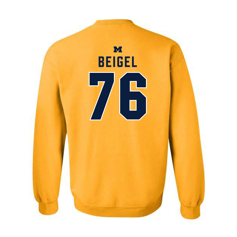 Michigan - NCAA Football : Manuel Beigel - Classic Shersey Crewneck Sweatshirt-1