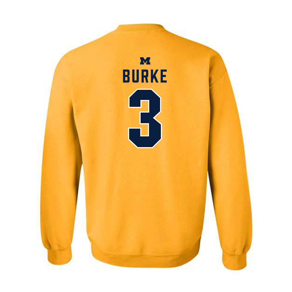 Michigan - NCAA Women's Lacrosse : Emma Burke - Classic Shersey Crewneck Sweatshirt-1