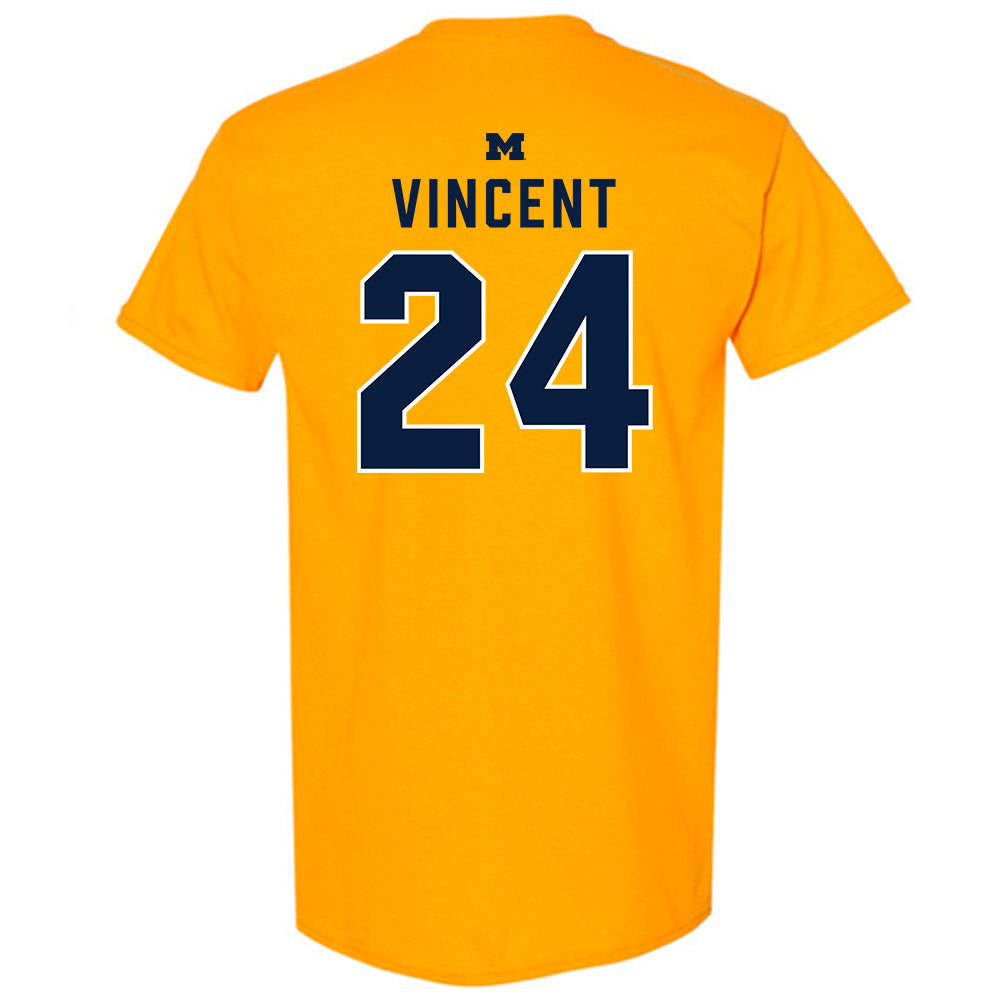 Michigan - NCAA Football : Jamarion Vincent - Classic Shersey T-Shirt-1