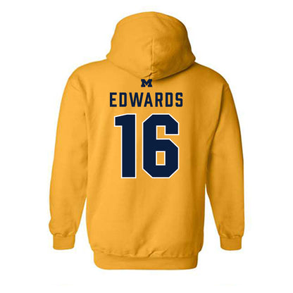 Michigan - NCAA Women's Volleyball : Camille Edwards - Classic Shersey Hooded Sweatshirt-1