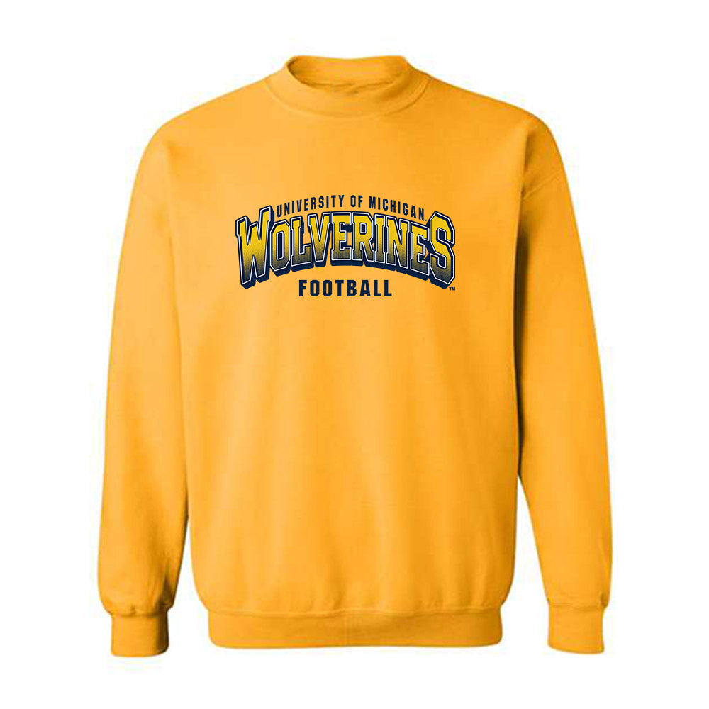 Michigan - NCAA Football : Gary Stacy - Classic Shersey Crewneck Sweatshirt-0