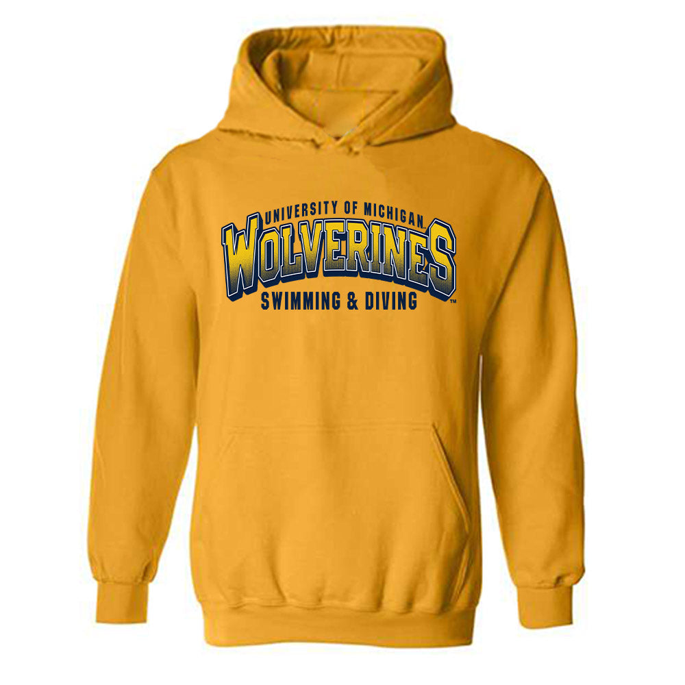 Michigan - NCAA Women's Swimming & Diving : Bella Sims - Classic Shersey Hooded Sweatshirt-0